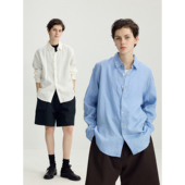 可乐生活CARPEM 衬衫 法国雨露麻 100%纯亚麻静奢老钱亚麻长袖