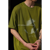 插画圆领宽松花朵短袖 纯棉手绘韩版 T恤男女 夏季 可乐生活原创设计