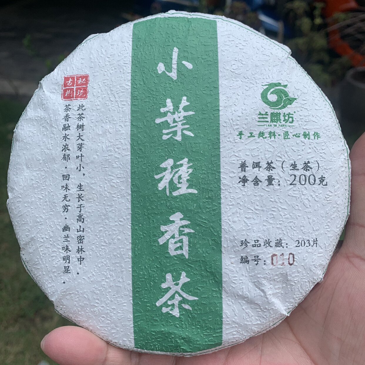 普洱生茶2022年小叶种香茶200g优质高端古树茶头春茶私房茶精品茶