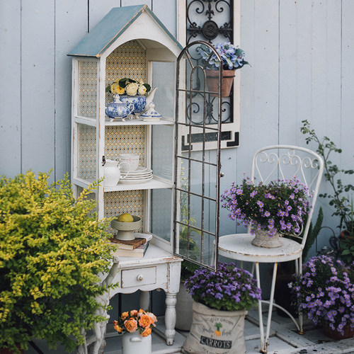 你可居屋形玻璃展示柜手办乐高珠宝杯子包包家用收藏品置物架做旧