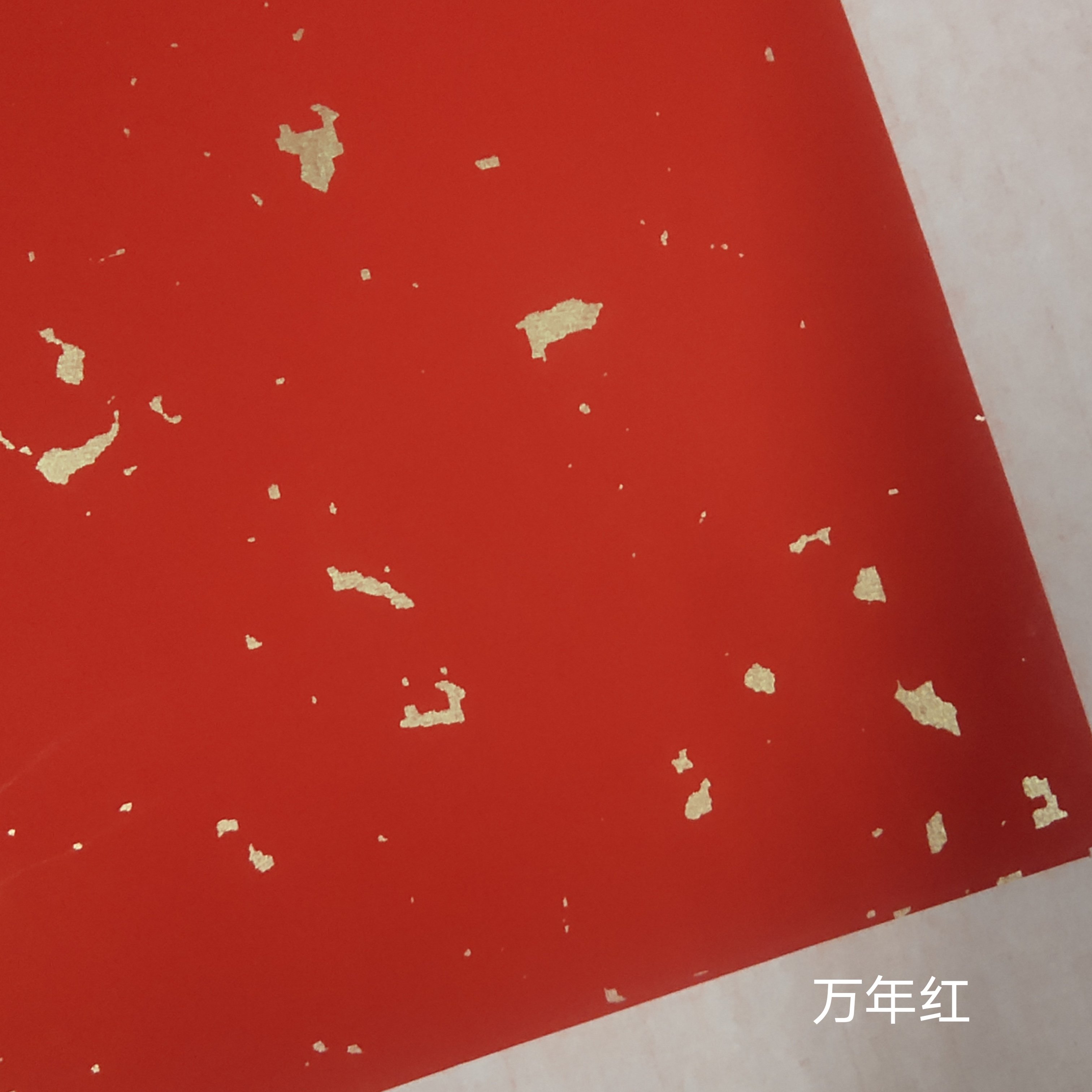 泾县四六尺隋唐古宣洒金蜡染宣纸半生熟毛笔书法练字创作投展参赛