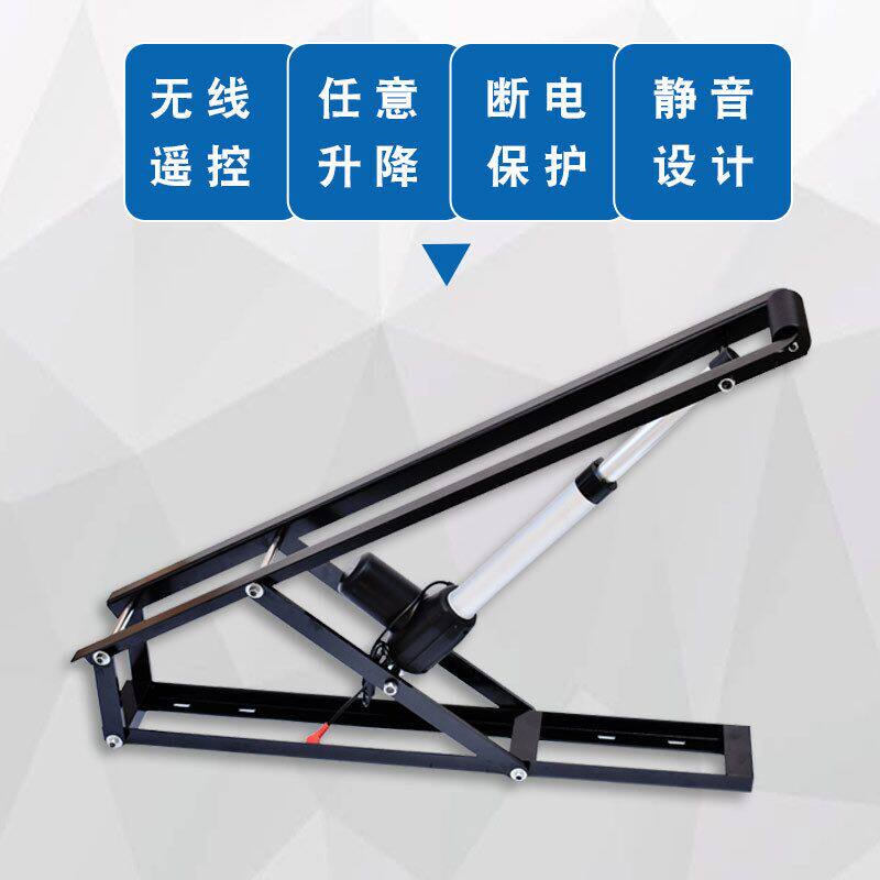 定制特重型床用无线智能电动液压杆电动床铰油压支撑杆遥控举升u.