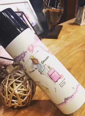 Beddy bear杯具熊环球旅行保温杯free dream组合盖保温杯550ml