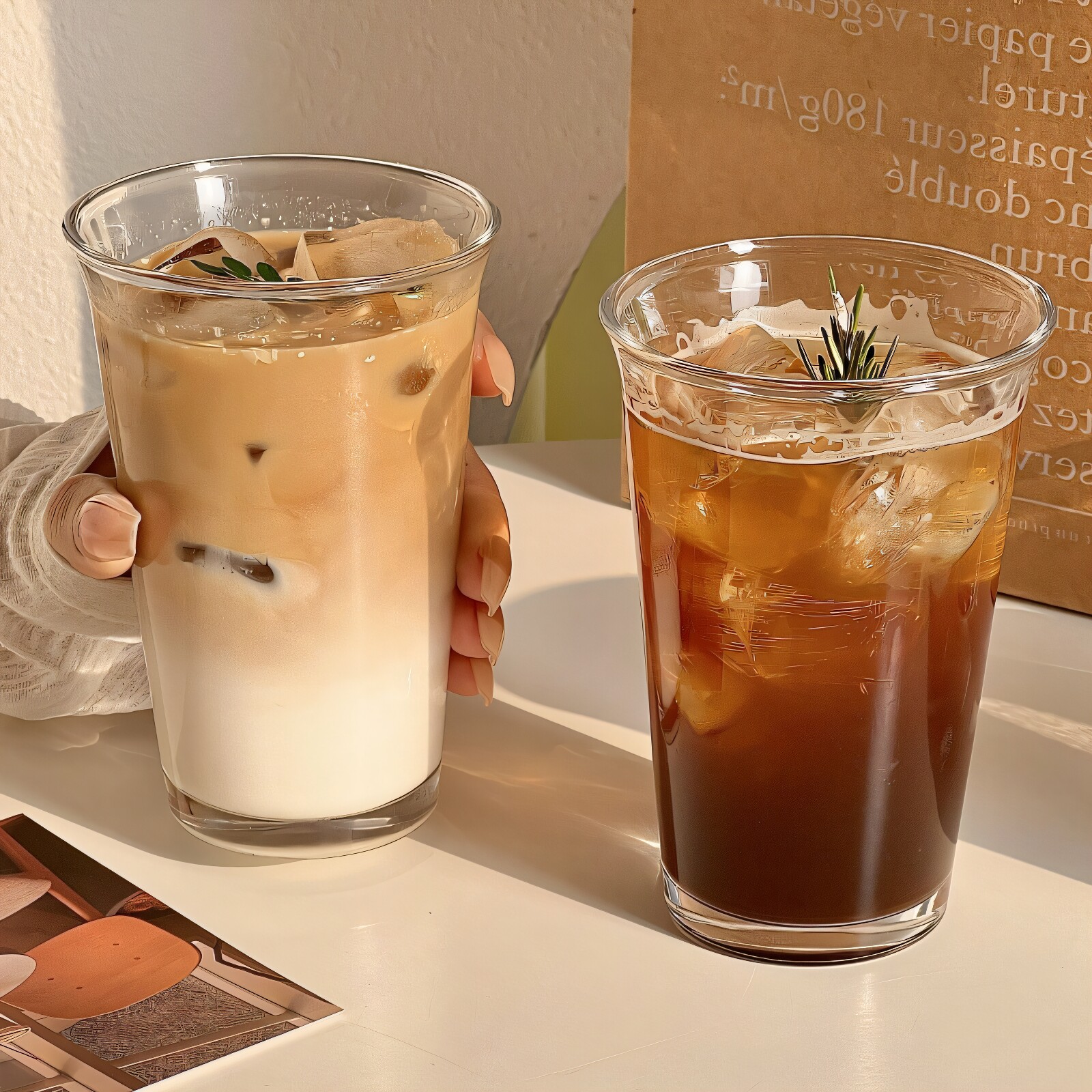 牛奶饮料杯奶昔奶茶咖啡早餐杯子