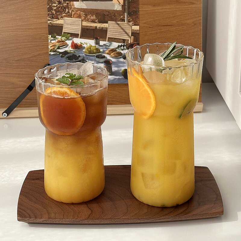 大容量700ml耐热玻璃果汁饮品杯