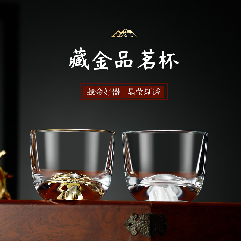 玻璃日式小茶杯个性功夫茶品茗杯