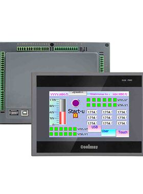 Coolmay顾美触摸屏PLC一体机QM3G系列定制模拟量兼容三菱Works2