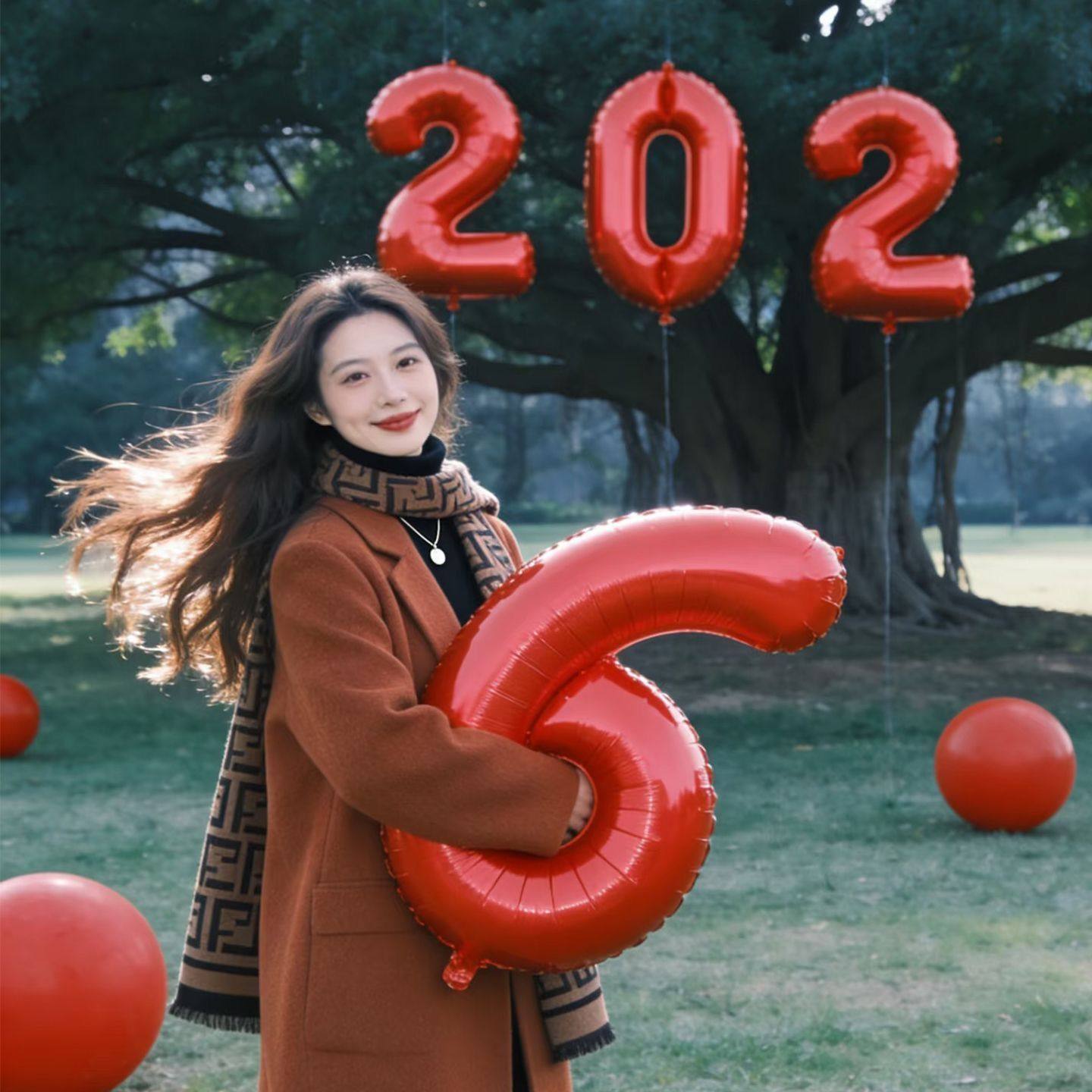 元旦女生拍照出片新年摆件2026数字气球氛围道具跨年装饰场景布置,节庆用品/礼品,装扮布置套餐,淘宝优惠券,粉丝福利购,淘宝优惠卷