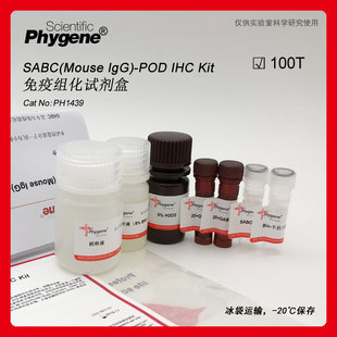 SABC试剂盒 (Mouse IgG)-POD 免疫组化试剂盒 [PH1439 PHYGENE]
