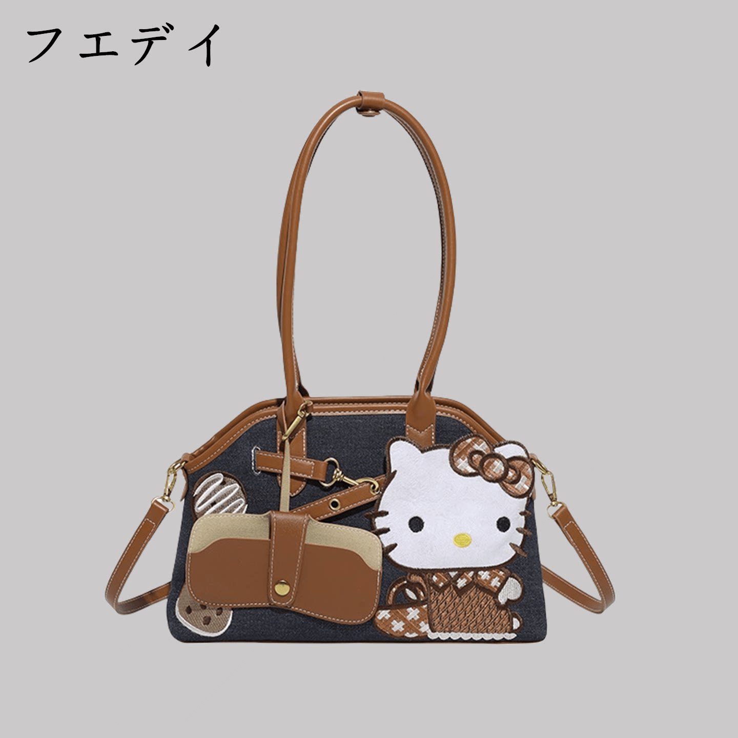 【凯蒂猫】hellokitty包包女款斜挎包轻奢小众高级感手提保龄球包