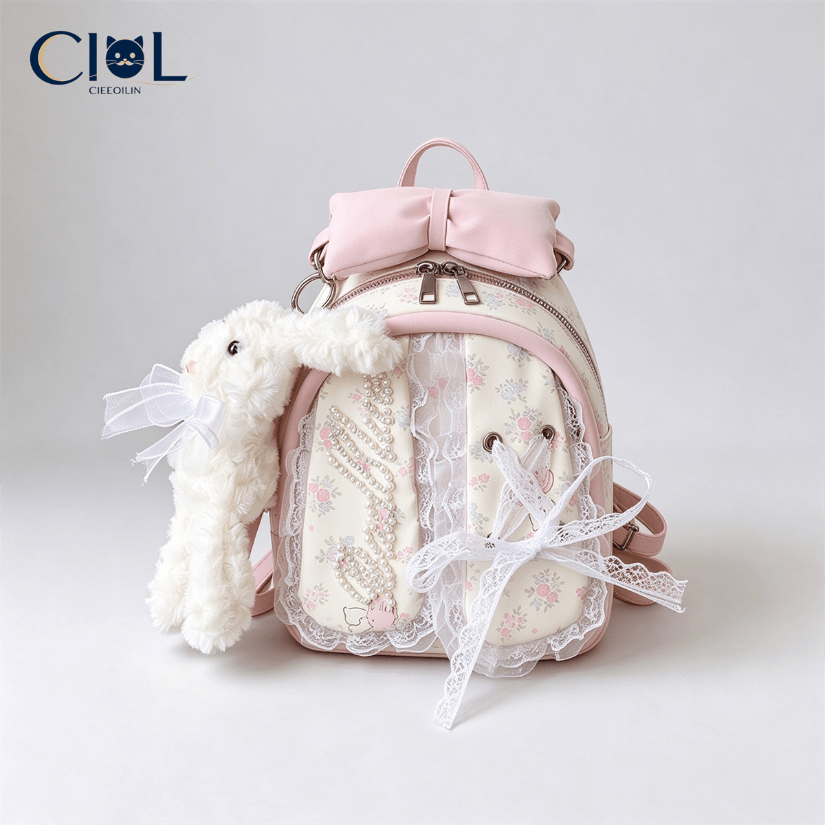 兔子玩偶背包少女Lolita出游包