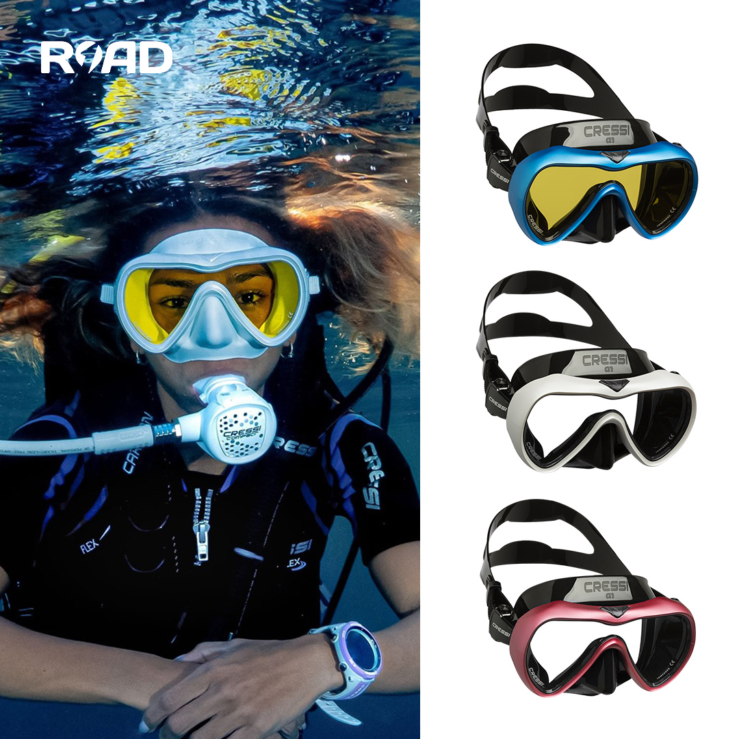 科越思A1潜水面镜水肺镀膜成人款