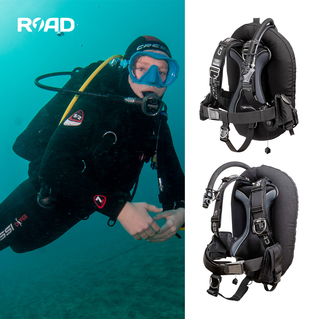 Cressi Aquawing潜水背飞浮力调节BCD背部配重科越思调节器