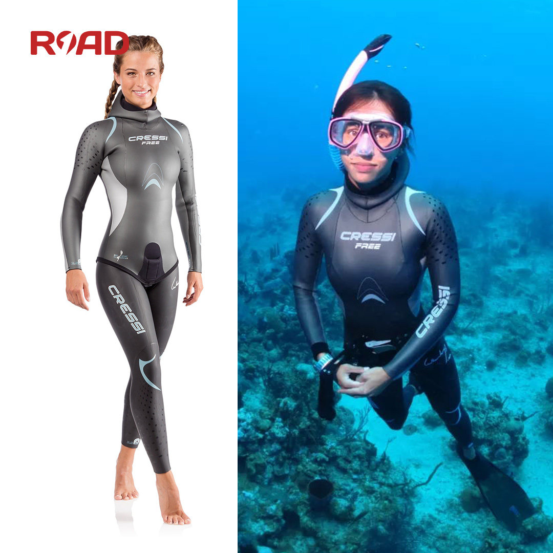 CRESSI分体女士潜水服自由潜保暖