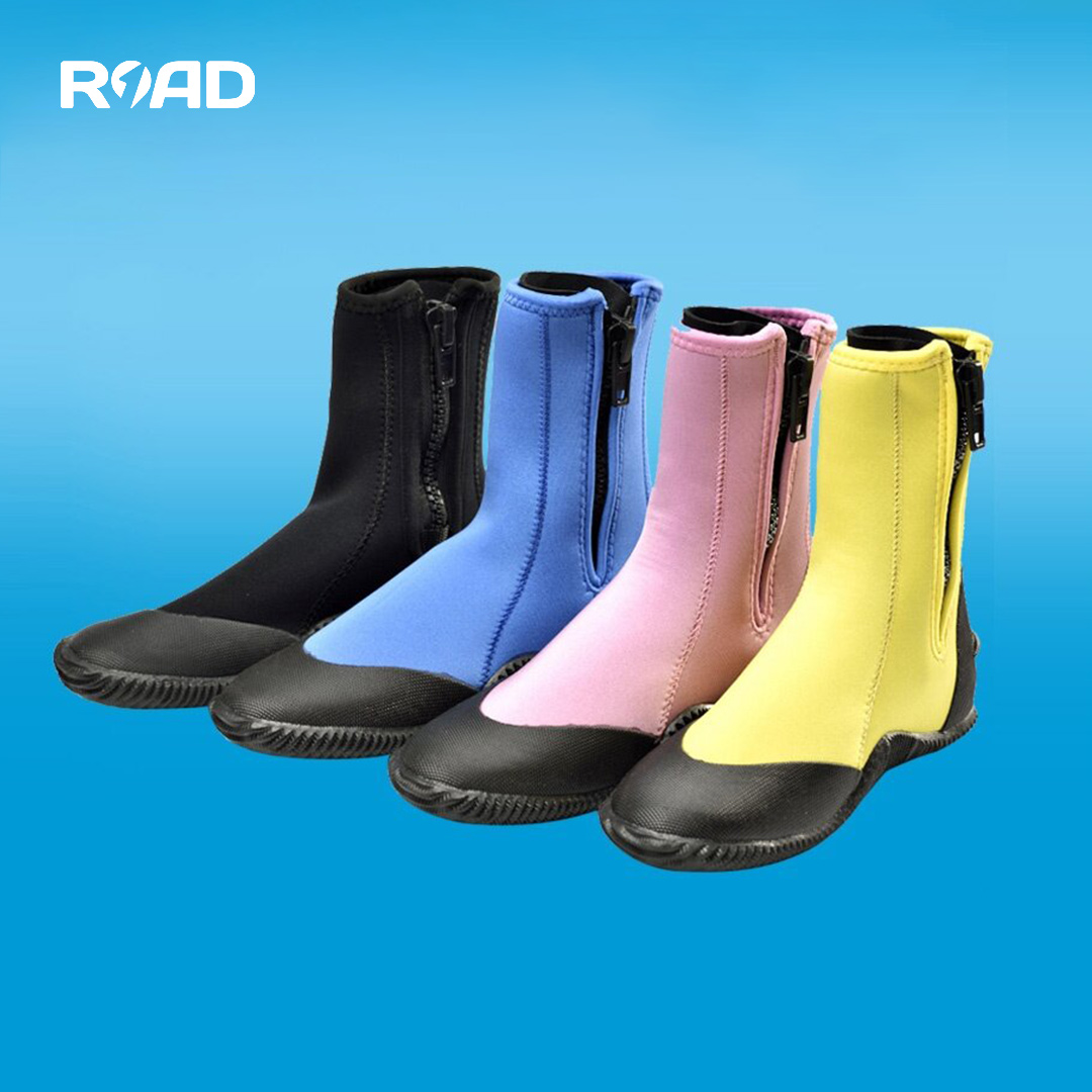 Cressi Isla 彩色潜水靴耐磨户外涉水3mm高帮厚潜水鞋橡胶底防滑