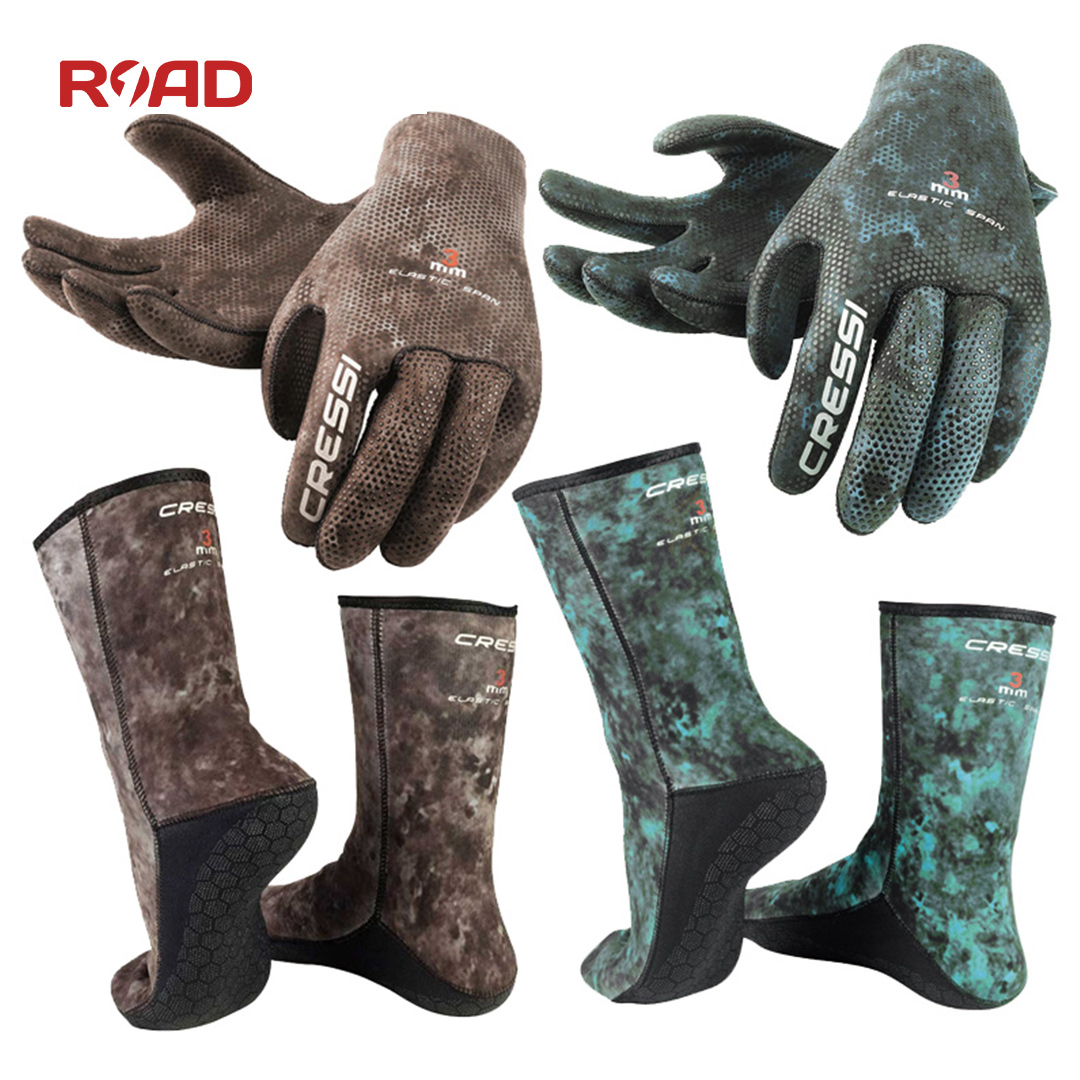 CRESSI科越思潜水渔猎手套袜子