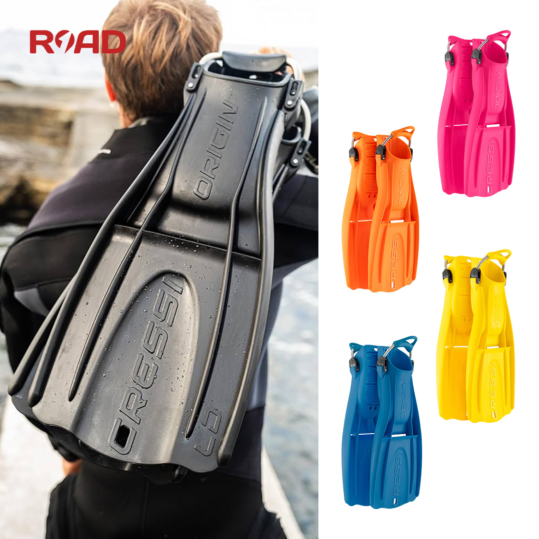 Cressi Origin 深潜蛙鞋硅胶技潜蛙踢科越思潜水脚蹼中性浮力水肺