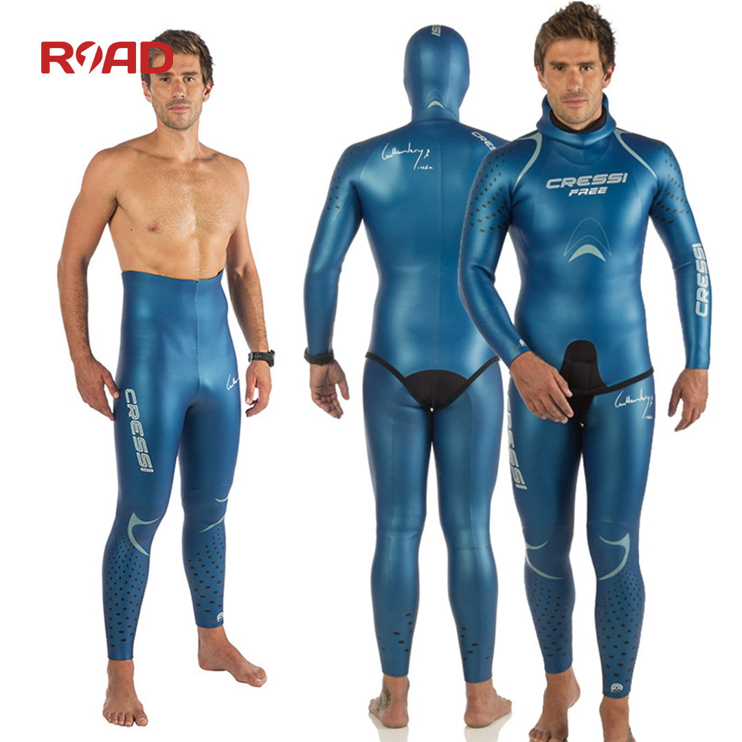 科越思自由潜潜水湿衣光面保暖