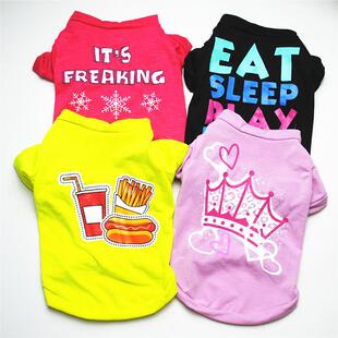 Cheap Dog Clothes Cute Dog Vest Shirt Pet Clothing for Dogs