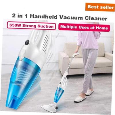 650W Corded Handheld Vacuum Cleaner 14kPa Portable for Home