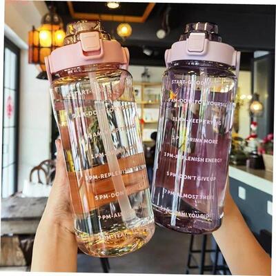 2 Liter Water Bottle Girls large capacity water cup 水杯