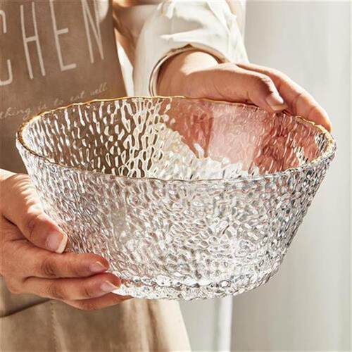 salad bowls dessert fruit bottles dishes glass bowl set