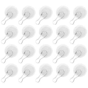 20 Pcs Suction Cup Ceiling Hook Sticky Hooks for Hanging