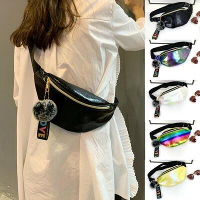 Women Girls Waist Fanny Pack Belt Bag Pouch Hip Bum Bag Trav