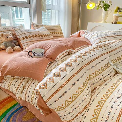Quilt Bedsheet Bedcovers Duvet Sheets Bed Set Bedding Cover