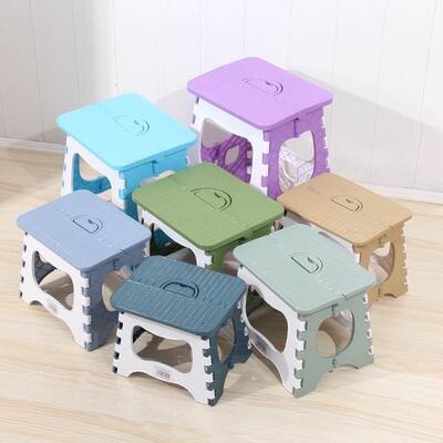 Folding Step Stool Portable Chair Seat For Home Bathroom