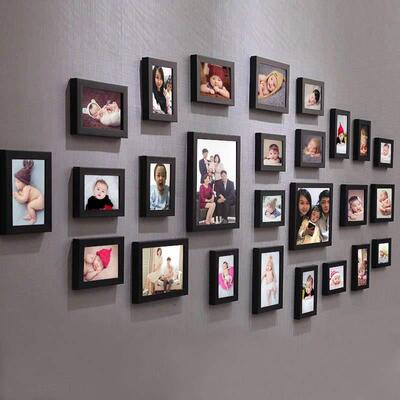 Living room photos, wall decorations, wall frames, photos,
