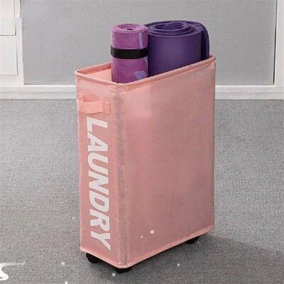 Laundry Basket with Wheels Easy Movement Large Capacity