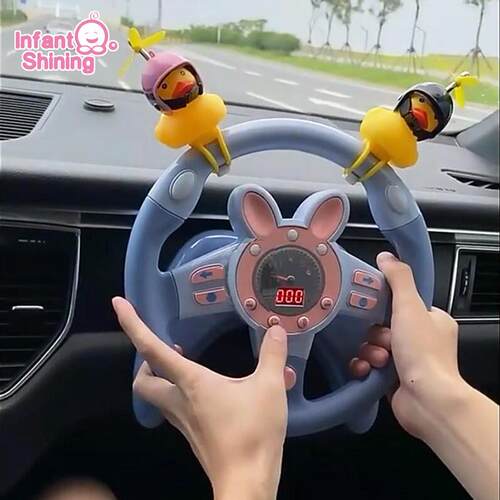 Infant Shining Simulation Steering Wheel Toys Childrens Toy