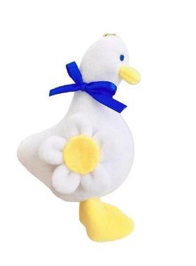 Duck Keychain Soft Cute Flower Duck Plushies with Hook