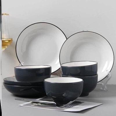 18piece set of bowls and plates set of ceramic bowls 碗盘1