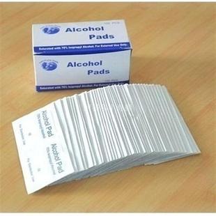 100 set Antiphlogosis Isopropyl Alcohol Swab Pads Wet Wipes