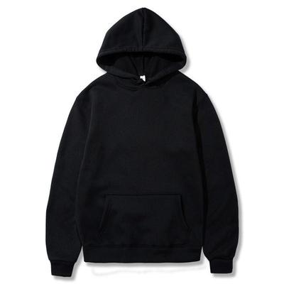 Mens Hoodies Pullover Classic Black Hoodie for Men Casu