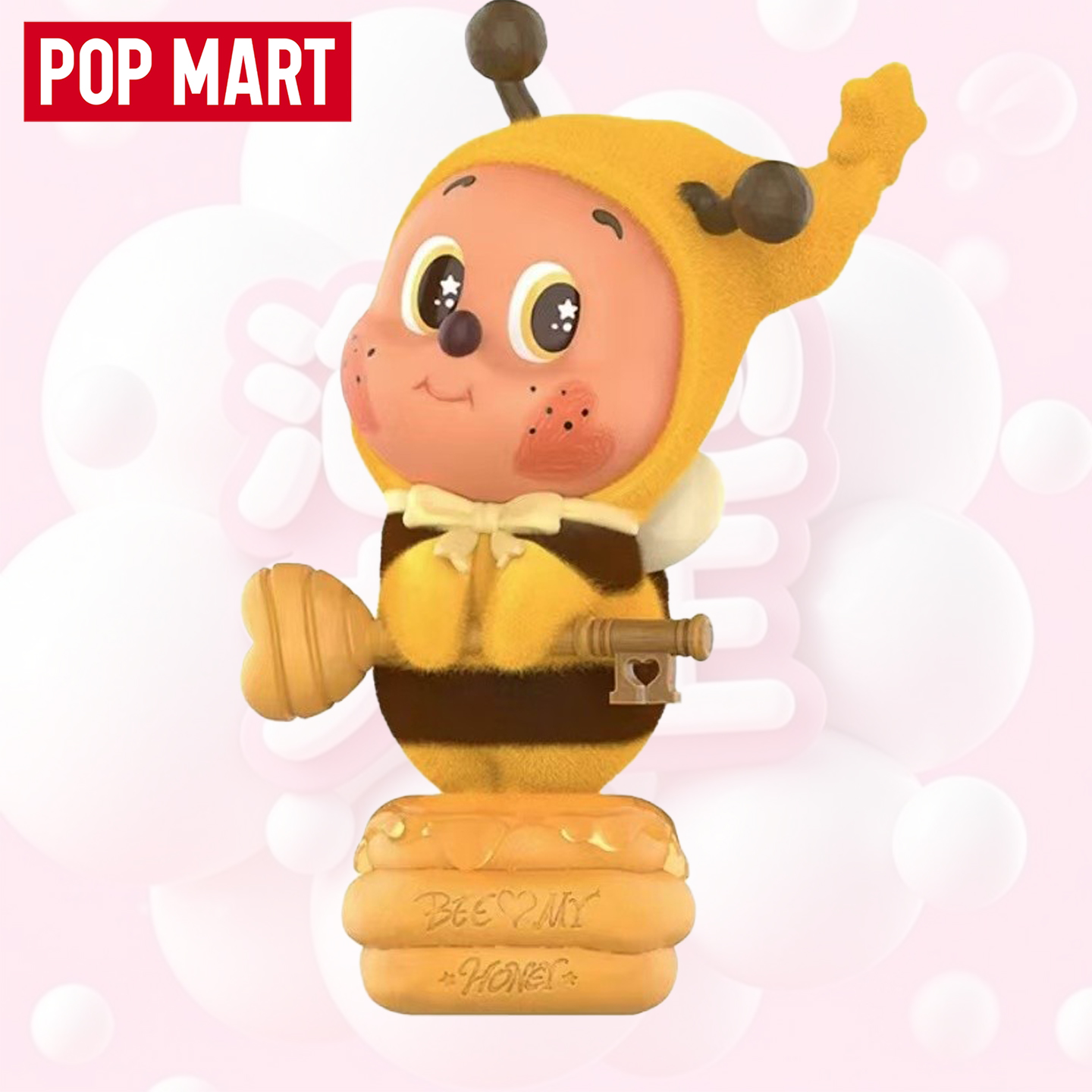 泡泡玛特星星人小蜜蜂爱语手办