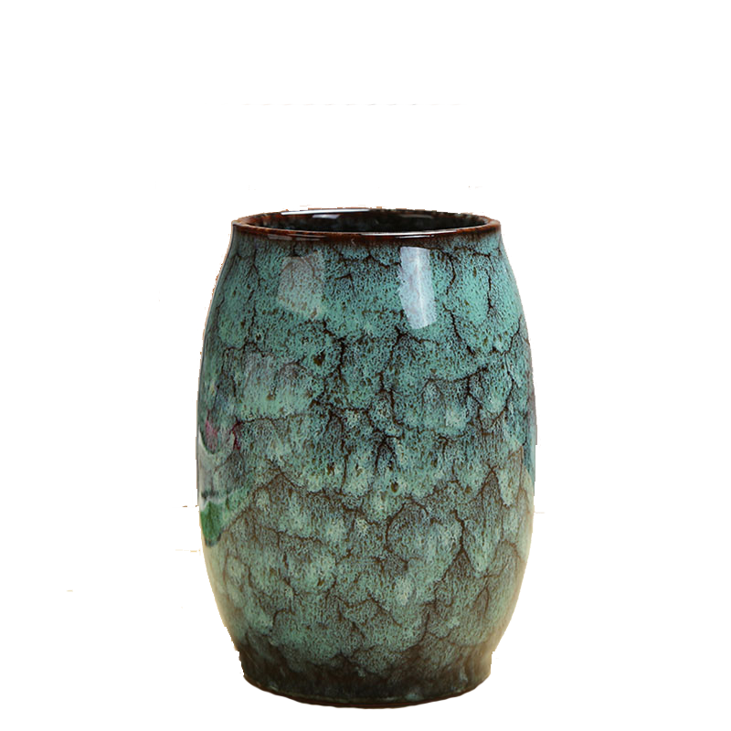陶瓷白色无孔满天星干花铜钱草