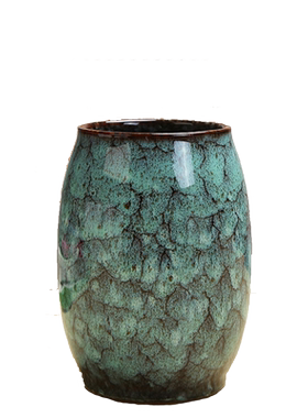 陶瓷白色无孔满天星干花铜钱草