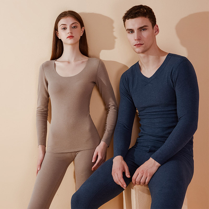 双面德绒保暖内衣套装男士无痕自发热秋衣秋裤女加绒加厚打底衫冬,女士内衣/男士内衣/家居服,保暖套装,淘宝优惠券,粉丝福利购,淘宝优惠卷