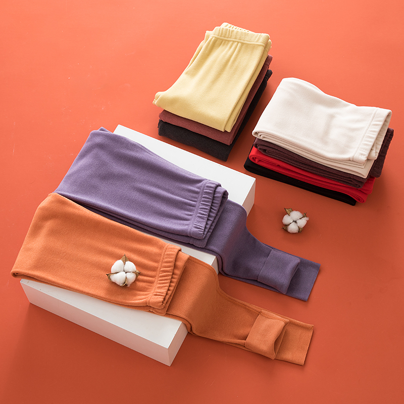 双面自发热加绒加厚秋冬季保暖裤