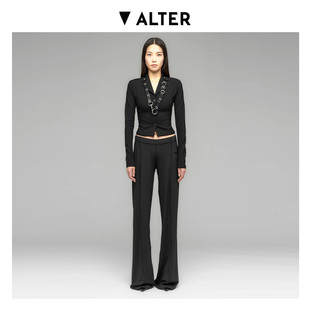 ALTER买手店 032C 设计师品牌 黑色低腰裤