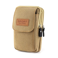 Хаки вертикальный стиль трехслойный 6,5-дюймовый 6,5-дюймовый подходит для смартфонов