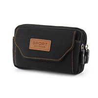 Черный горизонтальный трехслойный 6,5-дюймовый подходит для смартфонов