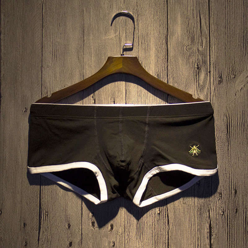 Men's underwear Metrosexual Low-waisted Cotton pants personality Simplicity motion Self cultivation Solid Embroidery Pantsin the Lingerie/Men's underwear/Tracksuit , Briefs  category - from Buy2taobao.com to provide professional Taobao agent buy service