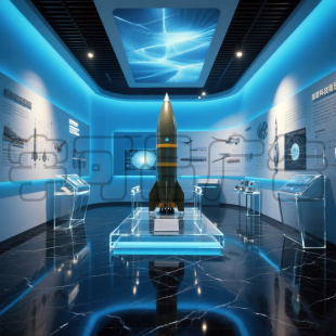 透明亚克力国防教育科技感航天航空飞机模型科技展厅展览展示道具