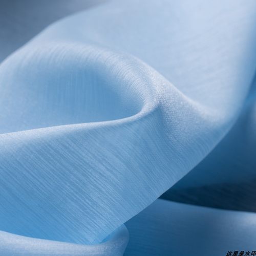 菲菲皱 木纹肌理轻盈飘逸欧根纱 汉服古装罩衫童装礼服裙子面料