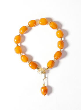 【爱华尚珠宝 双十一专场】甜蜜顺心·蜜蜡随形手链