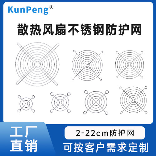 适用于12cm风扇不锈钢网